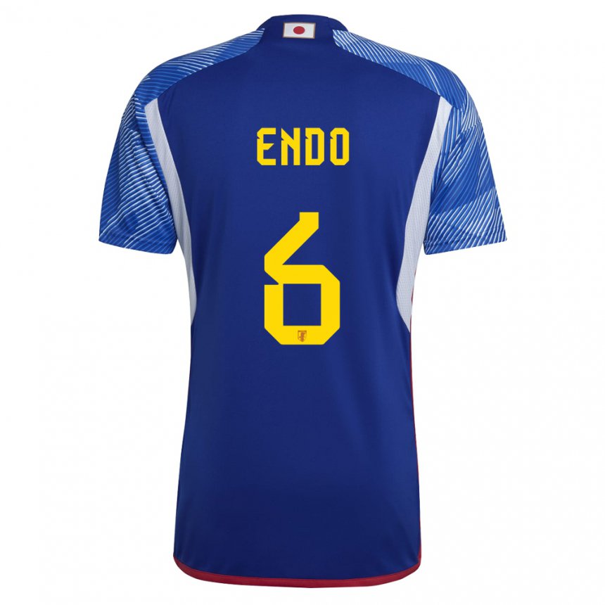 Niño Camiseta Japón Wataru Endo #6 Azul Real 1ª Equipación 22-24 La Camisa México