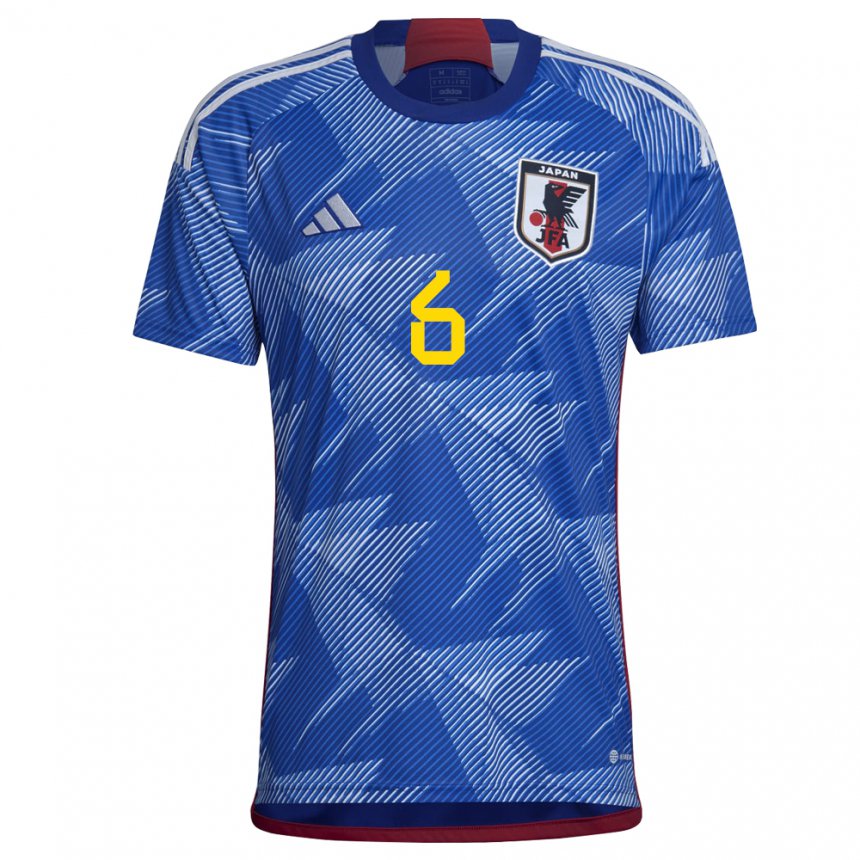 Niño Camiseta Japón Wataru Endo #6 Azul Real 1ª Equipación 22-24 La Camisa México