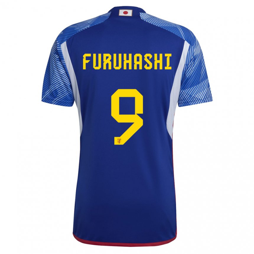 Niño Camiseta Japón Kyogo Furuhashi #9 Azul Real 1ª Equipación 22-24 La Camisa México