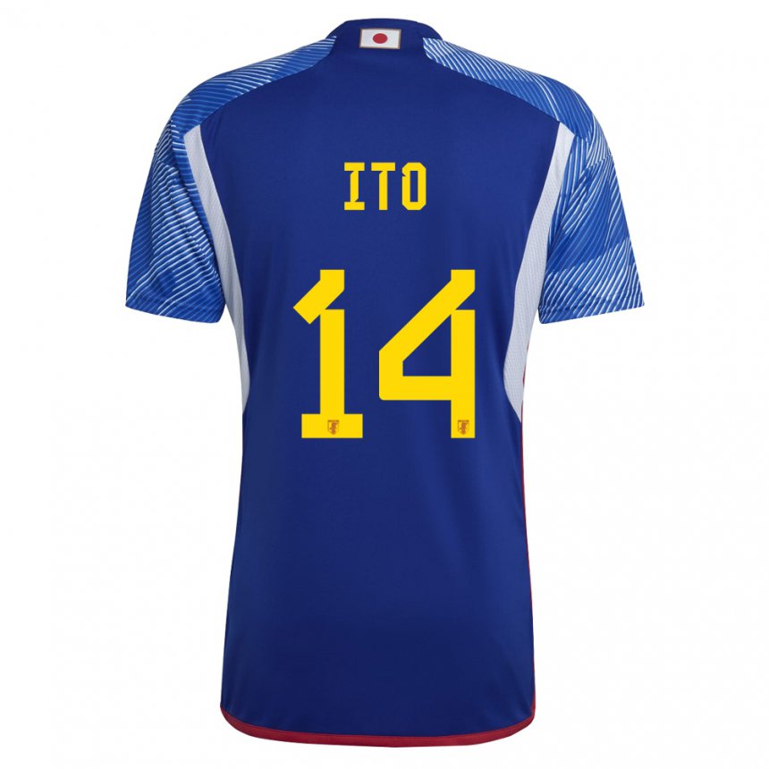 Niño Camiseta Japón Junya Ito #14 Azul Real 1ª Equipación 22-24 La Camisa México