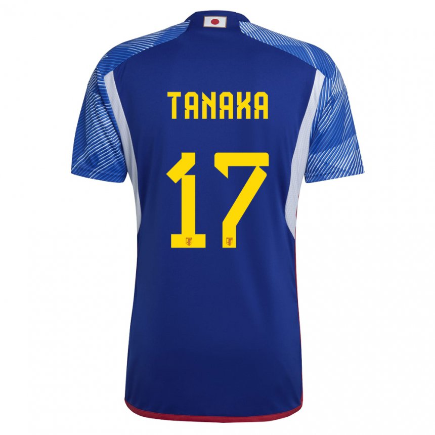 Niño Camiseta Japón Ao Tanaka #17 Azul Real 1ª Equipación 22-24 La Camisa México