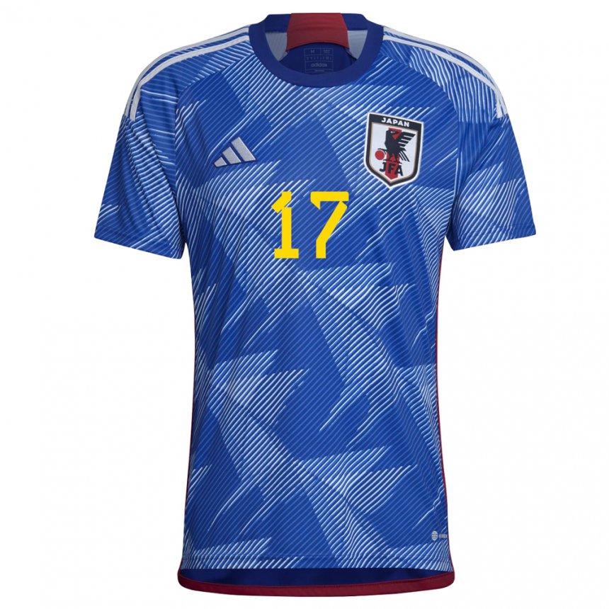 Niño Camiseta Japón Ao Tanaka #17 Azul Real 1ª Equipación 22-24 La Camisa México