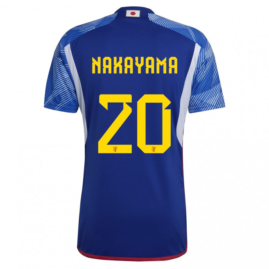 Niño Camiseta Japón Yuta Nakayama #20 Azul Real 1ª Equipación 22-24 La Camisa México