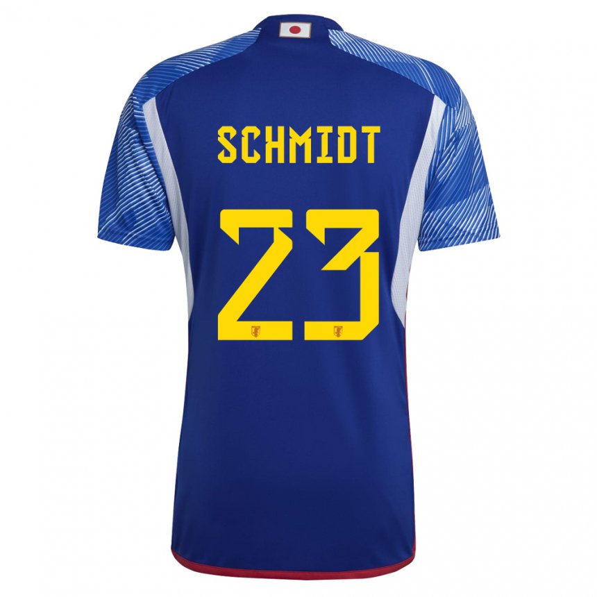 Niño Camiseta Japón Daniel Schmidt #23 Azul Real 1ª Equipación 22-24 La Camisa México