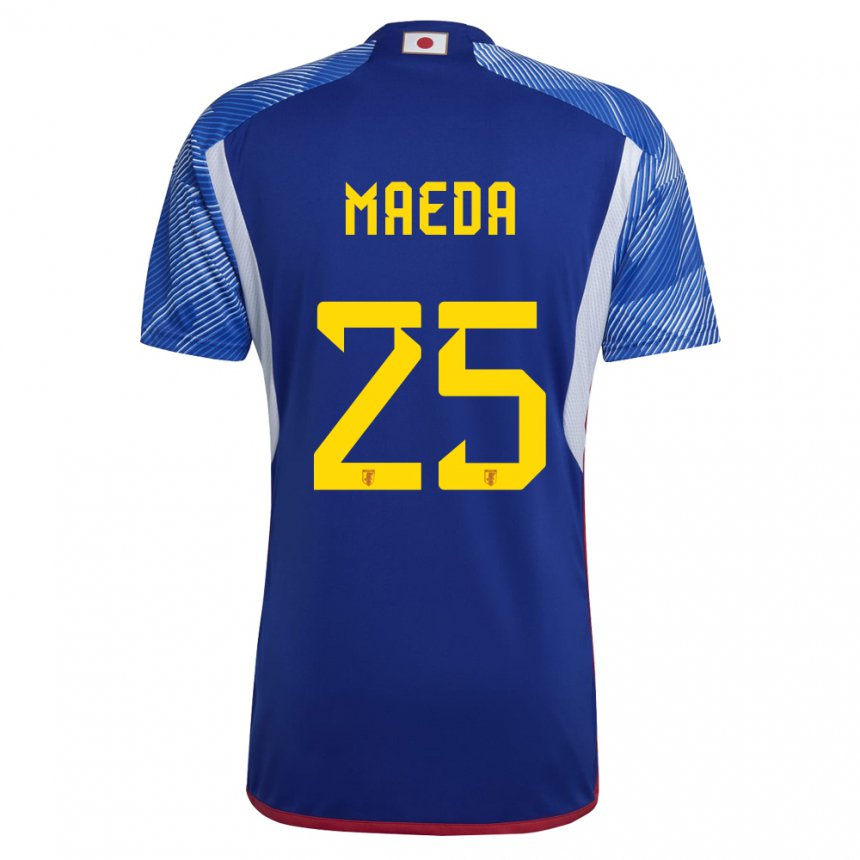 Niño Camiseta Japón Daizen Maeda #25 Azul Real 1ª Equipación 22-24 La Camisa México