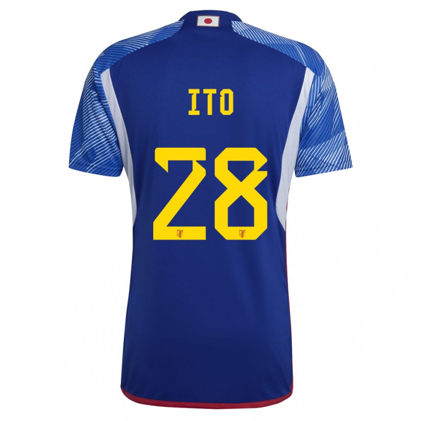 Niño Camiseta Japón Hiroki Ito #28 Azul Real 1ª Equipación 22-24 La Camisa México