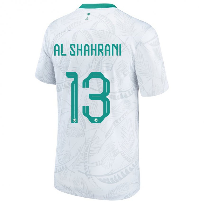 Niño Camiseta Arabia Saudita Yaseer Al Shahrani #13 Blanco 1ª Equipación 22-24 La Camisa México