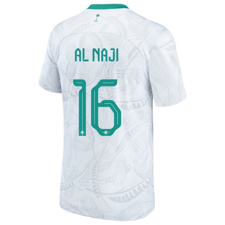 Niño Camiseta Arabia Saudita Sami Al Naji #16 Blanco 1ª Equipación 22-24 La Camisa México