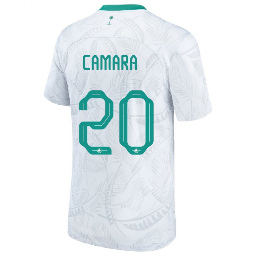 Niño Camiseta Arabia Saudita Haroune Camara #20 Blanco 1ª Equipación 22-24 La Camisa México