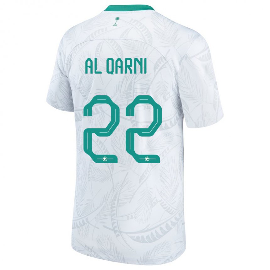 Niño Camiseta Arabia Saudita Fawaz Al Qarni #22 Blanco 1ª Equipación 22-24 La Camisa México