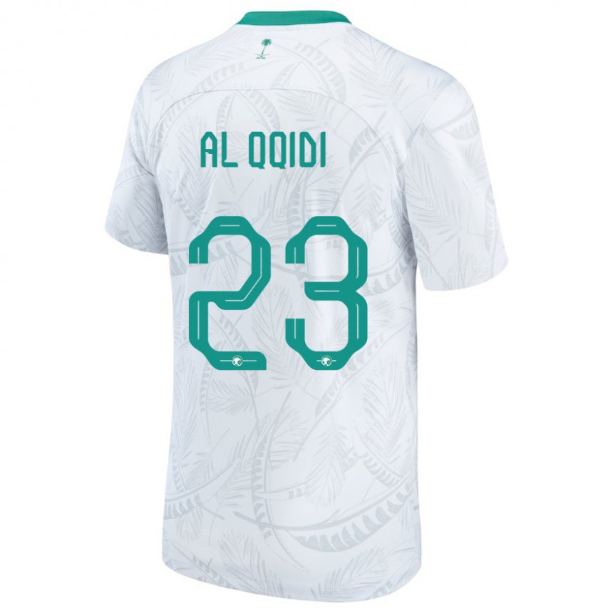 Niño Camiseta Arabia Saudita Nawaf Al Qqidi #23 Blanco 1ª Equipación 22-24 La Camisa México