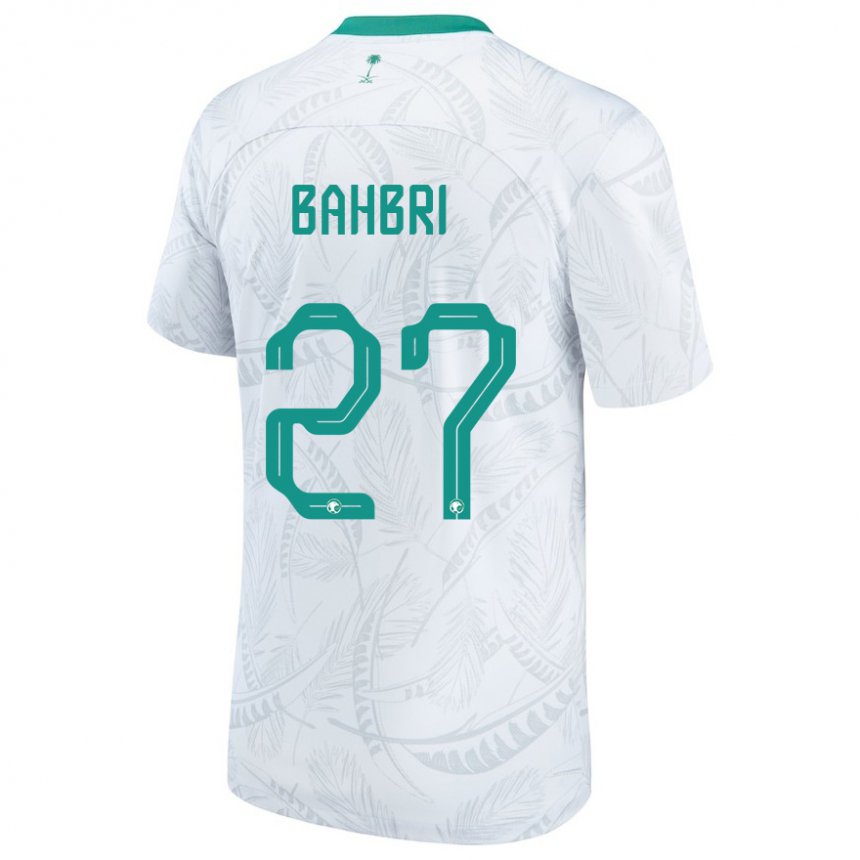 Niño Camiseta Arabia Saudita Hatan Bahbri #27 Blanco 1ª Equipación 22-24 La Camisa México