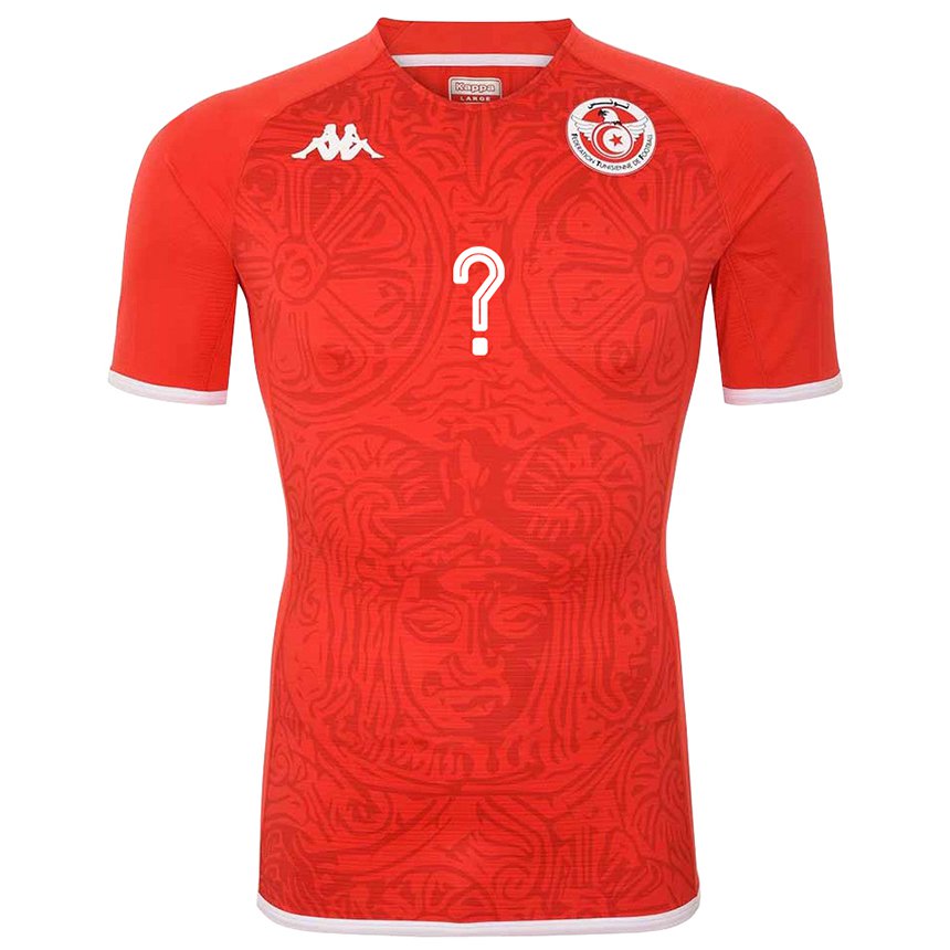 Niño Camiseta Túnez Su Nombre #0 Rojo 1ª Equipación 22-24 La Camisa México