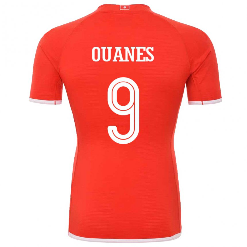 Niño Camiseta Túnez Mortadha Ben Ouanes #9 Rojo 1ª Equipación 22-24 La Camisa México