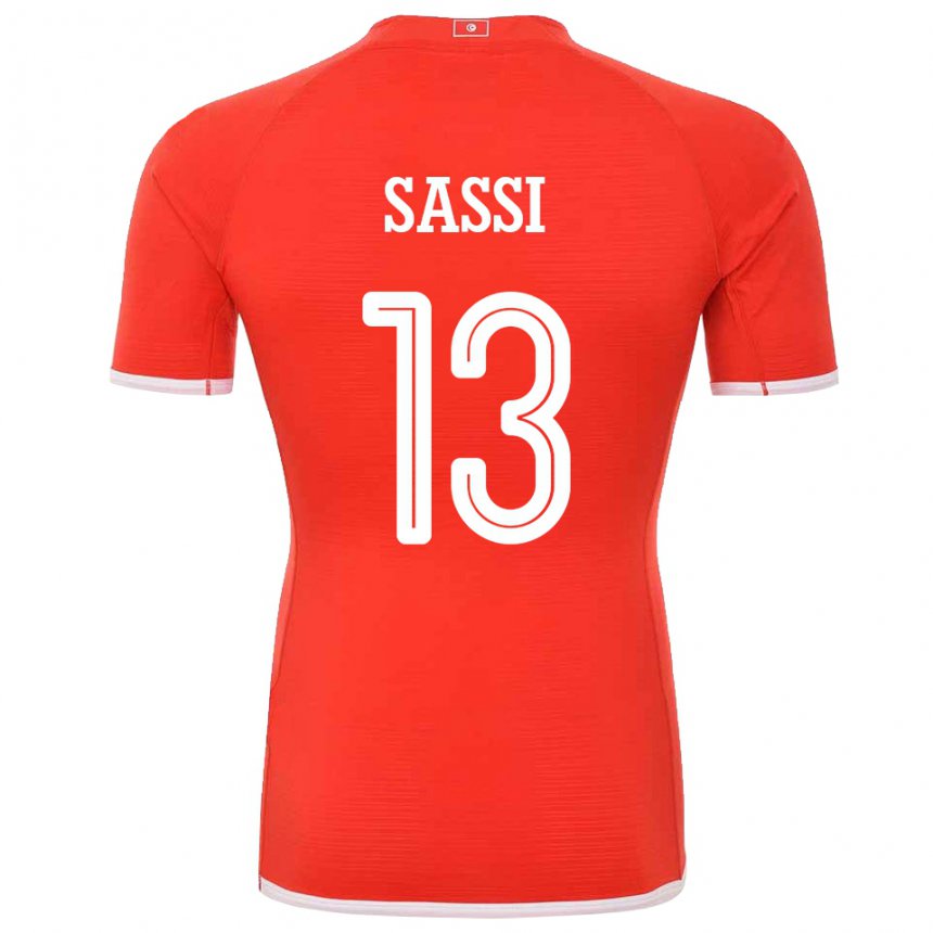 Niño Camiseta Túnez Ferjani Sassi #13 Rojo 1ª Equipación 22-24 La Camisa México