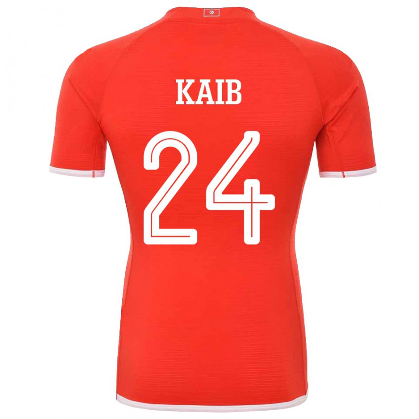 Niño Camiseta Túnez Rami Kaib #24 Rojo 1ª Equipación 22-24 La Camisa México