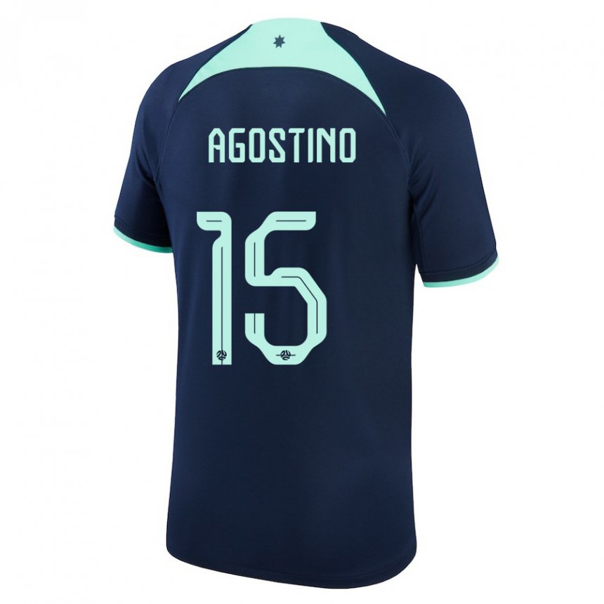 Niño Camiseta Australia Nick D'agostino #15 Azul Oscuro 2ª Equipación 22-24 La Camisa México