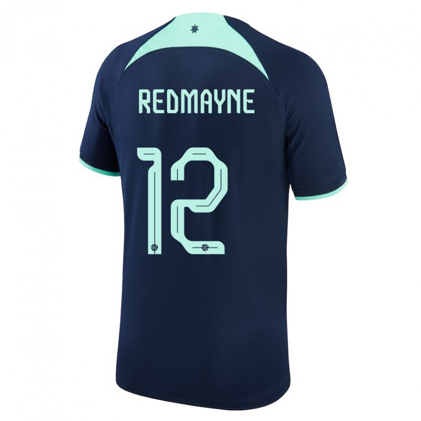 Niño Camiseta Australia Andrew Redmayne #12 Azul Oscuro 2ª Equipación 22-24 La Camisa México