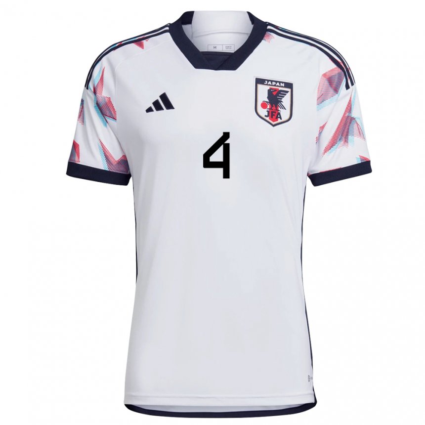 Niño Camiseta Japón Ayumu Seko #4 Blanco 2ª Equipación 22-24 La Camisa México