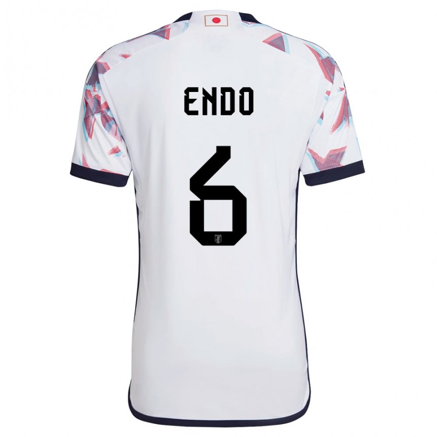 Niño Camiseta Japón Wataru Endo #6 Blanco 2ª Equipación 22-24 La Camisa México