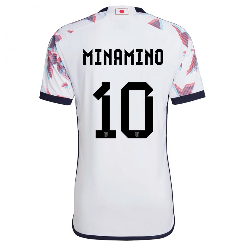 Niño Camiseta Japón Takumi Minamino #10 Blanco 2ª Equipación 22-24 La Camisa México