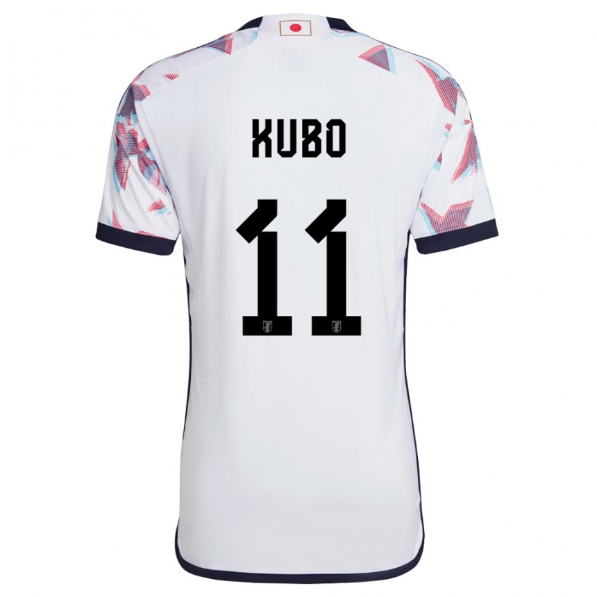 Niño Camiseta Japón Takefusa Kubo #11 Blanco 2ª Equipación 22-24 La Camisa México