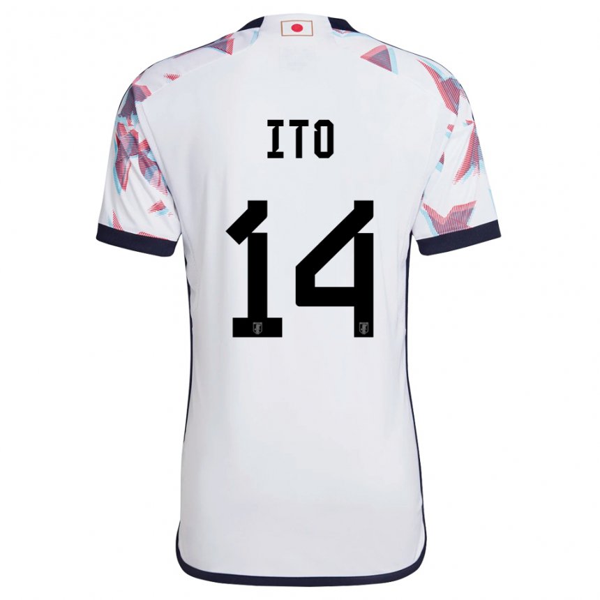 Niño Camiseta Japón Junya Ito #14 Blanco 2ª Equipación 22-24 La Camisa México