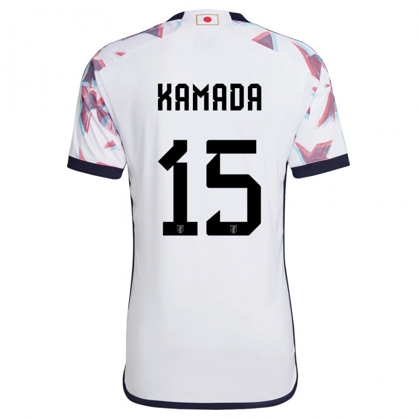 Niño Camiseta Japón Daichi Kamada #15 Blanco 2ª Equipación 22-24 La Camisa México