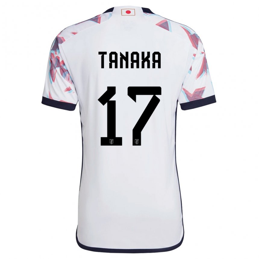 Niño Camiseta Japón Ao Tanaka #17 Blanco 2ª Equipación 22-24 La Camisa México
