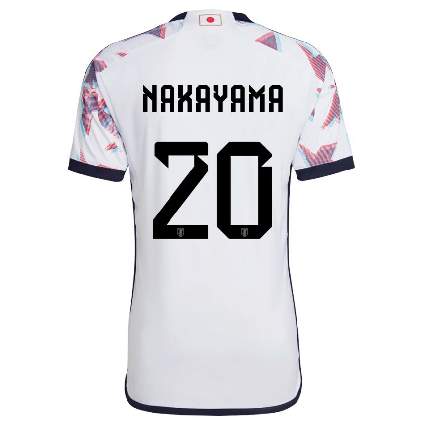 Niño Camiseta Japón Yuta Nakayama #20 Blanco 2ª Equipación 22-24 La Camisa México