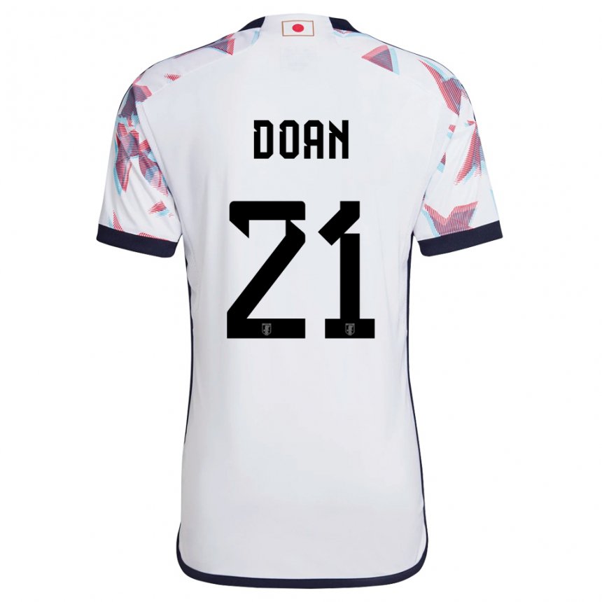 Niño Camiseta Japón Ritsu Doan #21 Blanco 2ª Equipación 22-24 La Camisa México