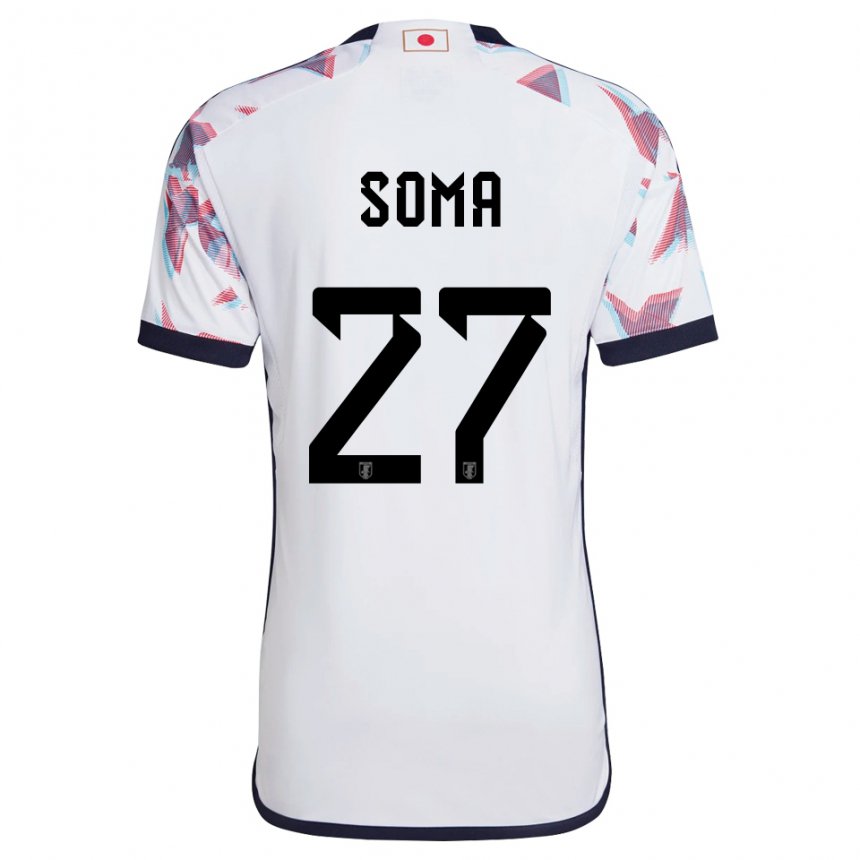 Niño Camiseta Japón Yuki Soma #27 Blanco 2ª Equipación 22-24 La Camisa México