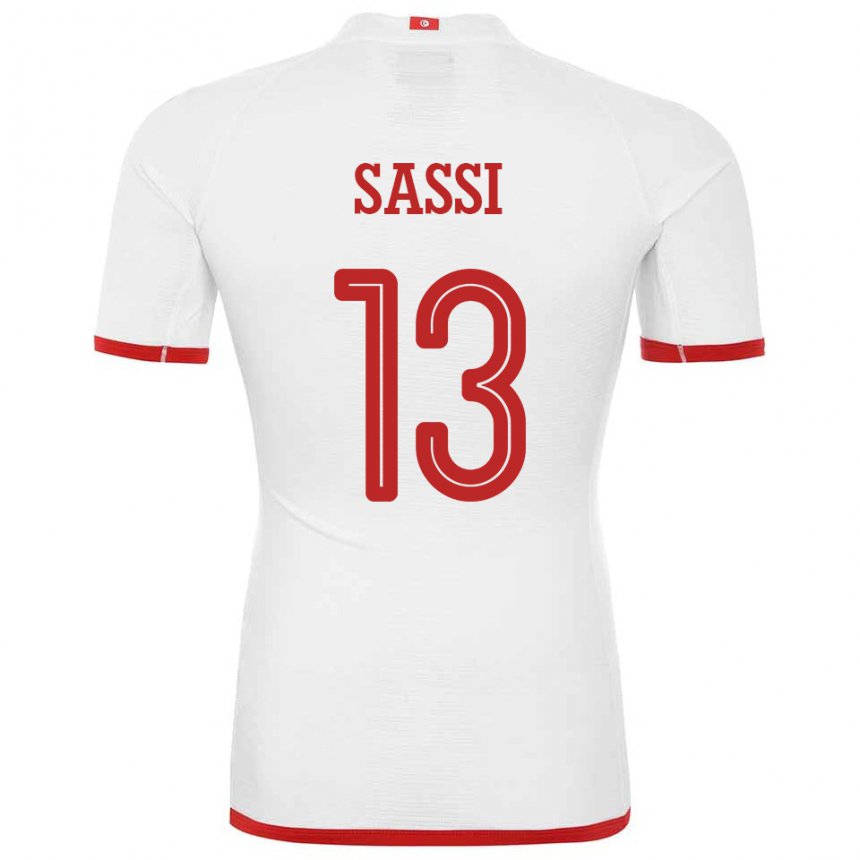 Niño Camiseta Túnez Ferjani Sassi #13 Blanco 2ª Equipación 22-24 La Camisa México