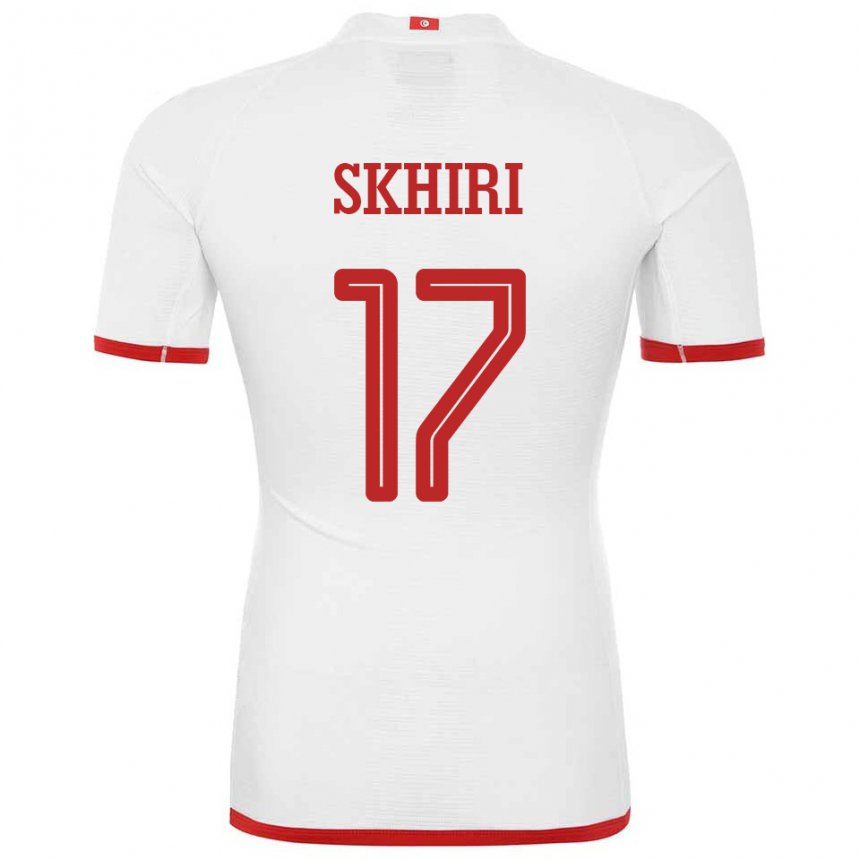 Niño Camiseta Túnez Ellyes Skhiri #17 Blanco 2ª Equipación 22-24 La Camisa México