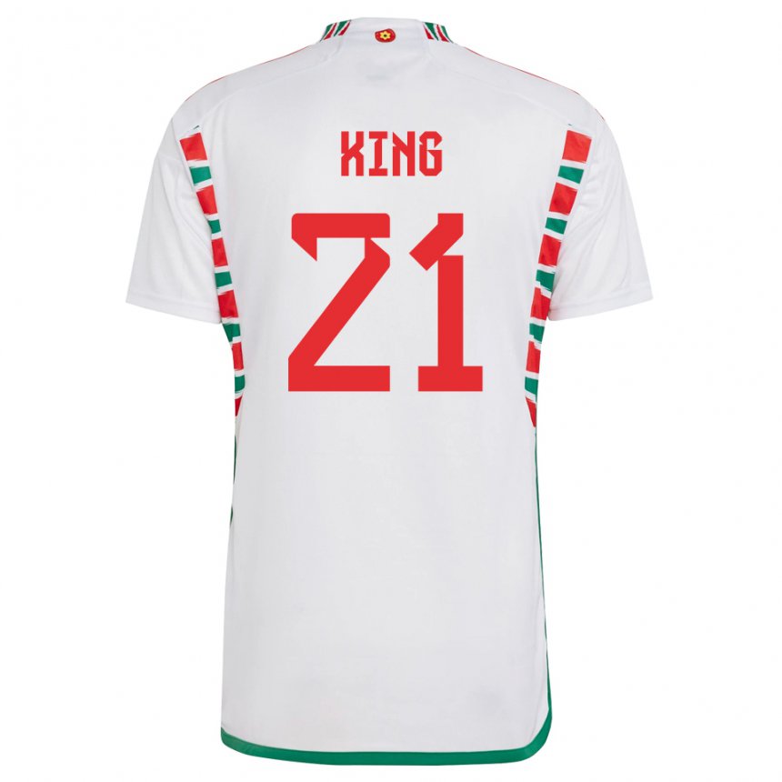 Niño Camiseta Gales Tom King #21 Blanco 2ª Equipación 22-24 La Camisa México