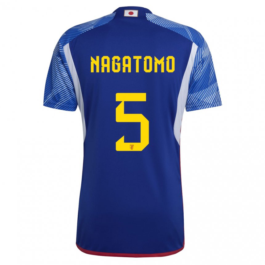 Hombre Camiseta Japón Yuto Nagatomo #5 Azul Real 1ª Equipación 22-24 La Camisa México