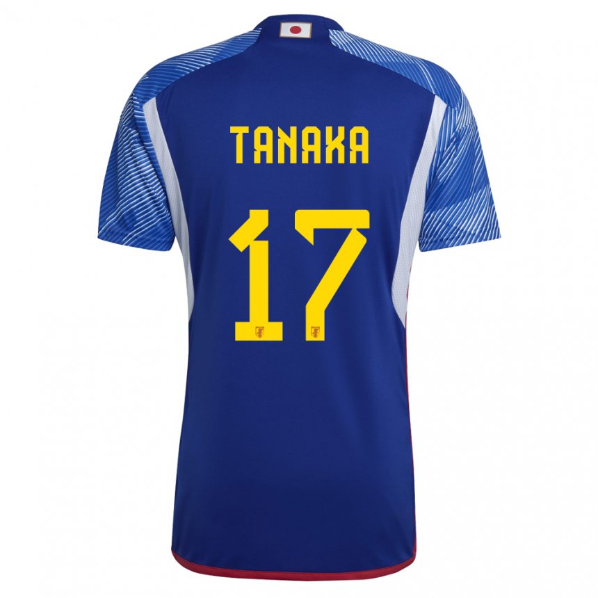 Hombre Camiseta Japón Ao Tanaka #17 Azul Real 1ª Equipación 22-24 La Camisa México