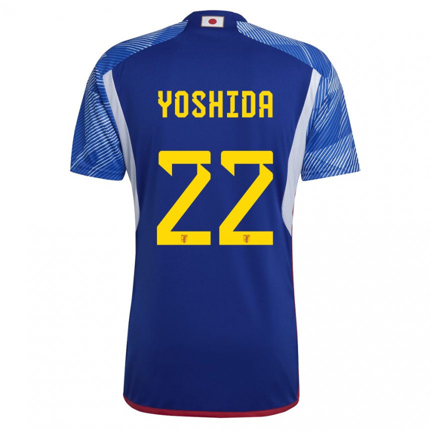 Hombre Camiseta Japón Maya Yoshida #22 Azul Real 1ª Equipación 22-24 La Camisa México