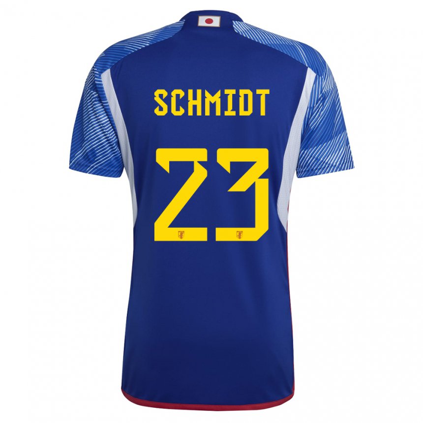 Hombre Camiseta Japón Daniel Schmidt #23 Azul Real 1ª Equipación 22-24 La Camisa México