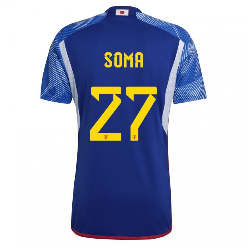 Hombre Camiseta Japón Yuki Soma #27 Azul Real 1ª Equipación 22-24 La Camisa México