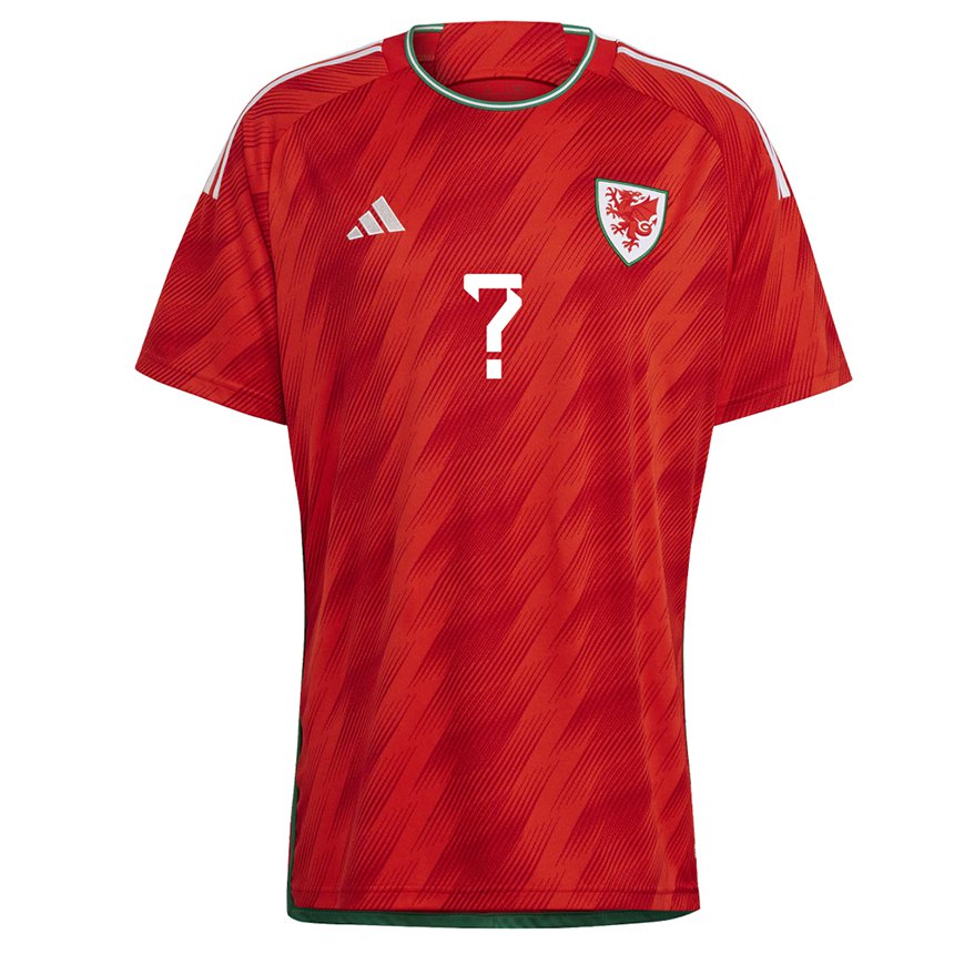 Hombre Camiseta Gales Su Nombre #0 Rojo 1ª Equipación 22-24 La Camisa México