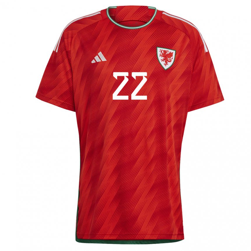 Hombre Camiseta Gales Sorba Thomas #22 Rojo 1ª Equipación 22-24 La Camisa México