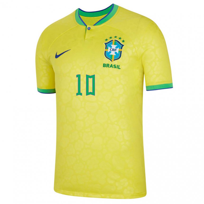 Men's Brazil Neymar Jr #10 Soccer Jersey, playera de Brasil para  Hombres.