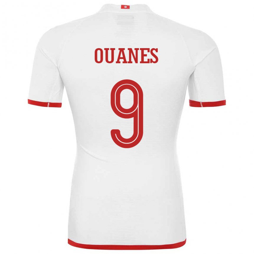 Mujer Camiseta Túnez Mortadha Ben Ouanes #9 Blanco 2ª Equipación 22-24 La Camisa México