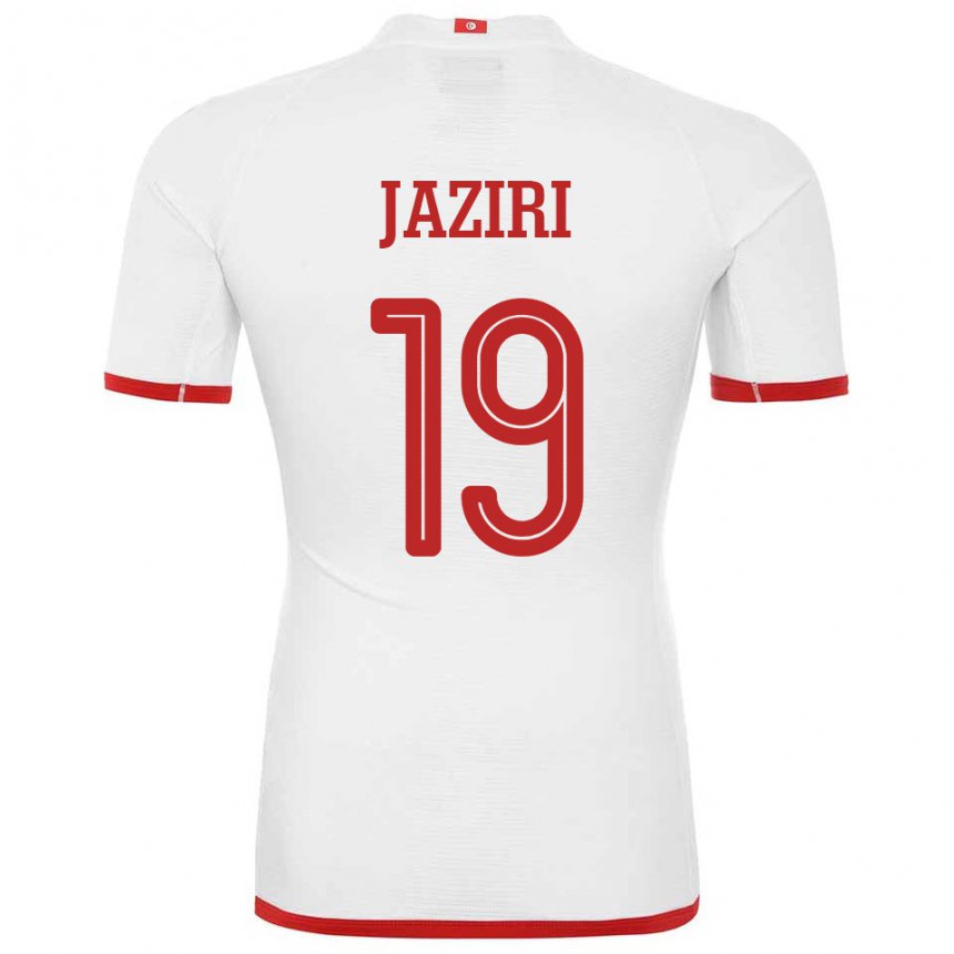 Mujer Camiseta Túnez Seifeddin Jaziri #19 Blanco 2ª Equipación 22-24 La Camisa México