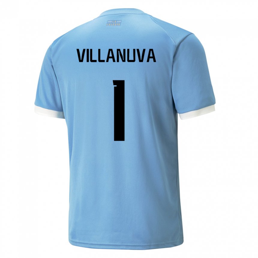 Niño Camiseta Uruguay Josefina Villanuva #1 Azul 1ª Equipación 22-24 La Camisa México