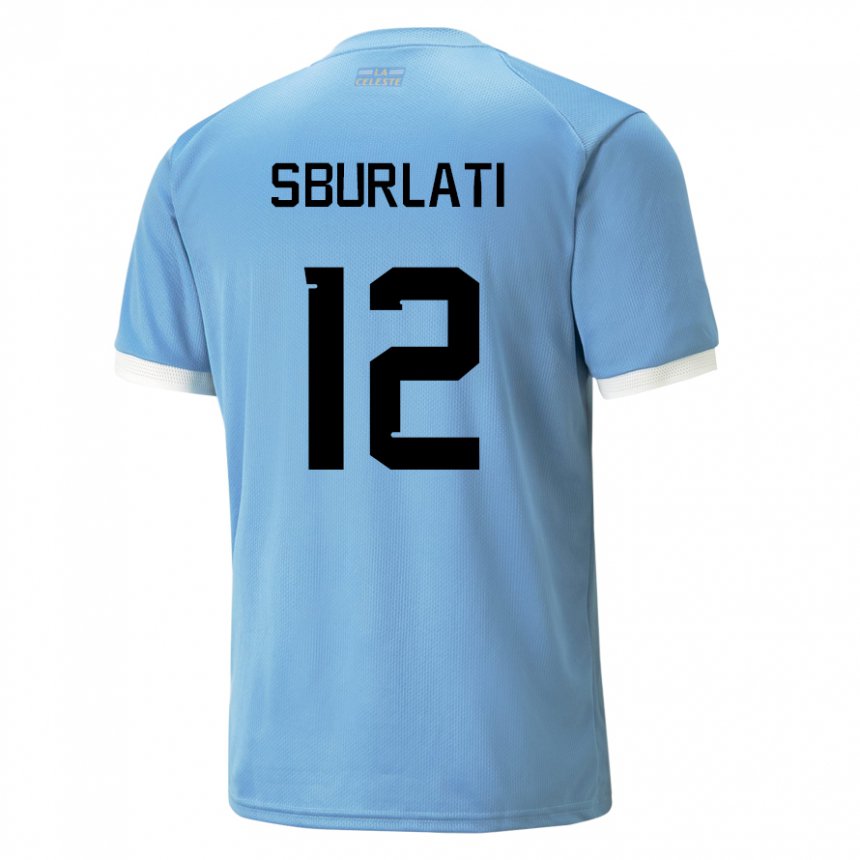 Niño Camiseta Uruguay Vanina Sburlati #12 Azul 1ª Equipación 22-24 La Camisa México