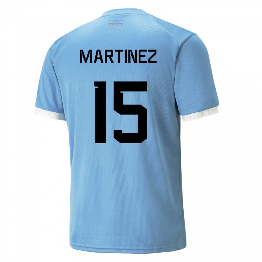 Niño Camiseta Uruguay Rocio Martinez #15 Azul 1ª Equipación 22-24 La Camisa México