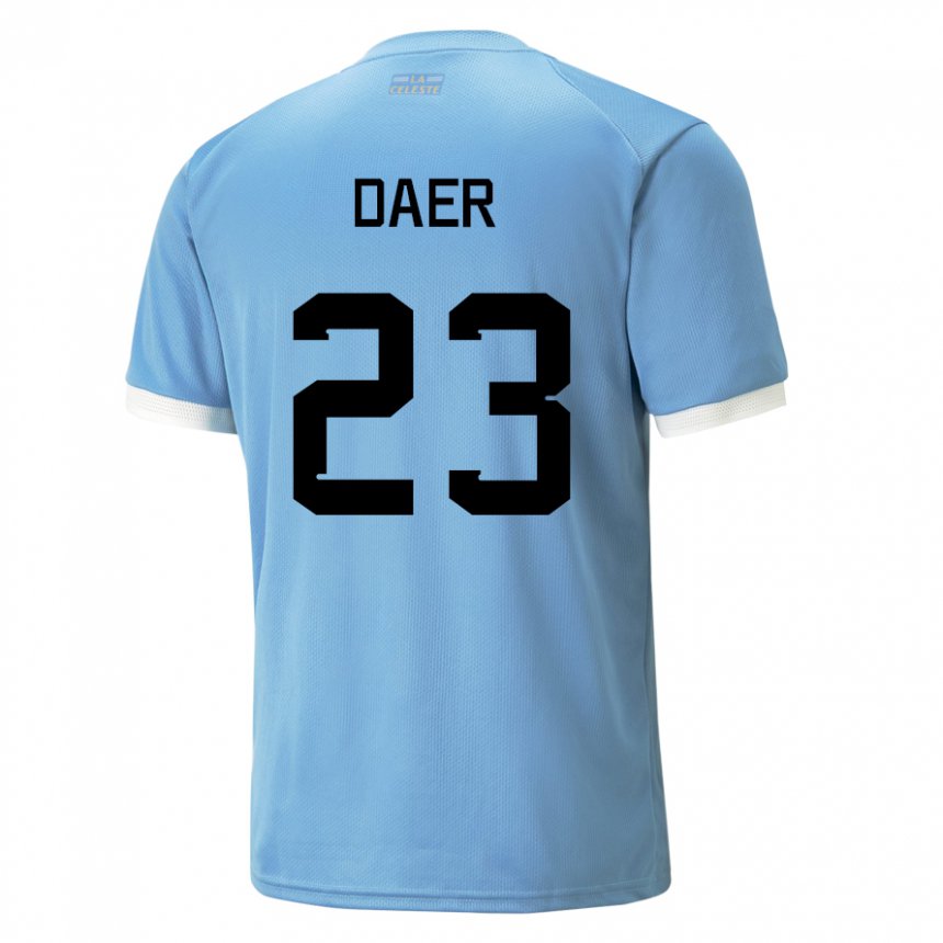 Niño Camiseta Uruguay Zulma Daer #23 Azul 1ª Equipación 22-24 La Camisa México