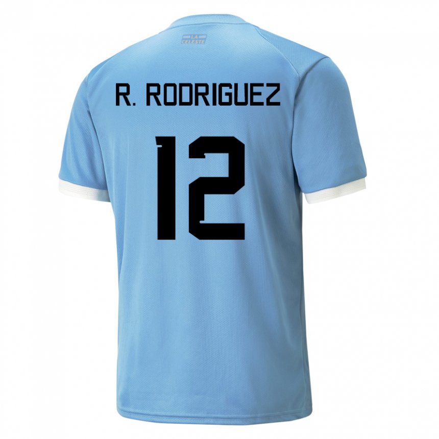 Niño Camiseta Uruguay Randall Rodriguez #12 Azul 1ª Equipación 22-24 La Camisa México